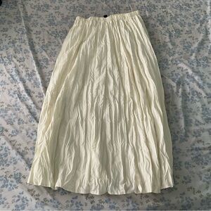 Ruffle maxi skirt